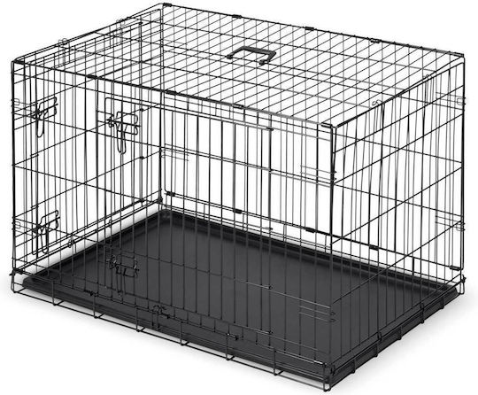 Pethaus Dog Wire Crate with 2 Doors 91x57x62cm