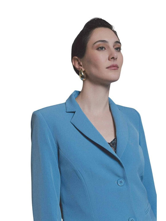 Chrisper Damen Krepp Mittellang Blazer SIEF