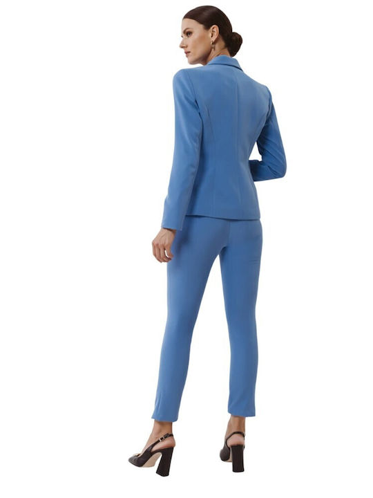 Chrisper Damen Krepp Mittellang Blazer SIEF