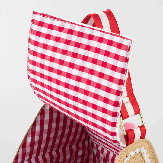 Meri Meri Meri Meri Weihnachtsstofftasche Lebkuchenhaus 18x22x18cm