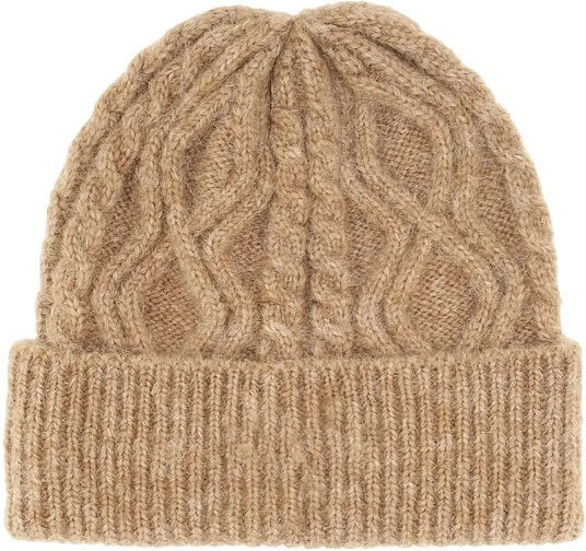 Beanie Feminin Căciulă Tricotat în culoarea Maro