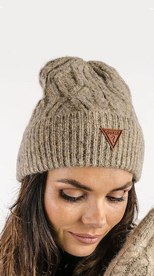 Beanie Feminin Căciulă Tricotat în culoarea Maro