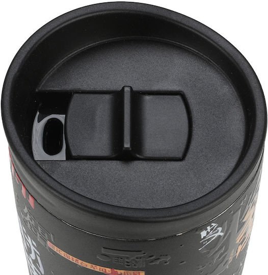 Estia Travel Mug Save The Aegean Recycelbar Glas Thermosflasche Rostfreier Stahl BPA Frei 350ml Tokyo underground