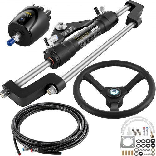 Vevor Hydraulic Steering Set Boats 300hp Yydjhk6400a-3tj14v0