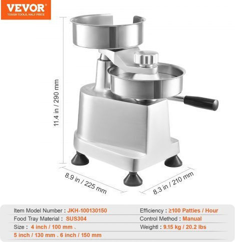 Vevor Burger Making Machine