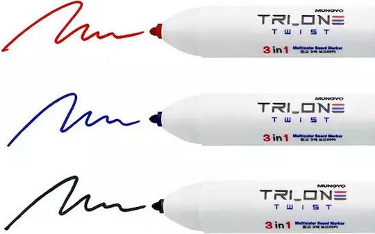 Whiteboard Marker Trio 3 1 Round Tip 2mm Mungyo 8807093405208
