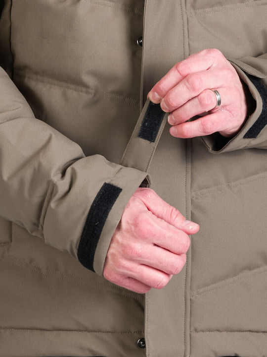 Мъжко Зимно Puffer Кафяво Бус-5268СП