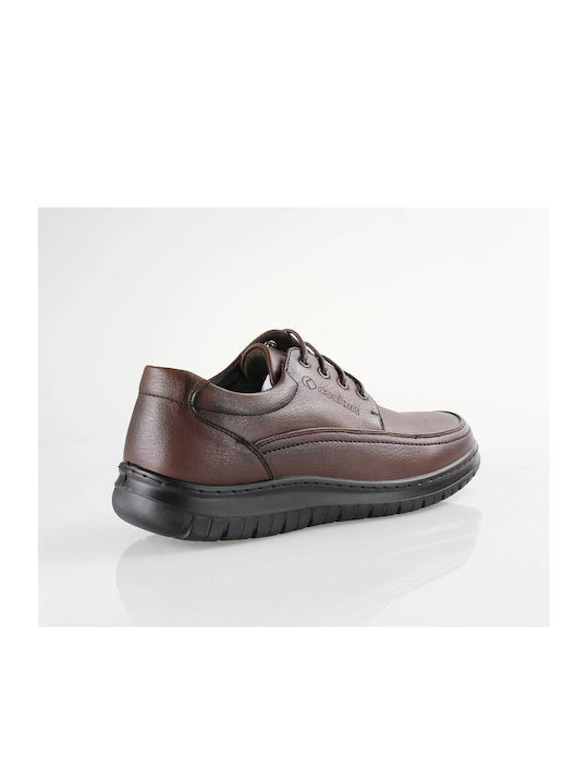 Cockers Men's Leather Casual Shoes Brown