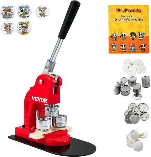Vevor Button Maker Machine 25mm 500 Free Accessories Bjskxz25mm500nlrqv0