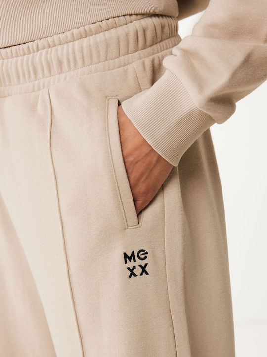 Damen Jogginghose mit Jogger Warm Beige