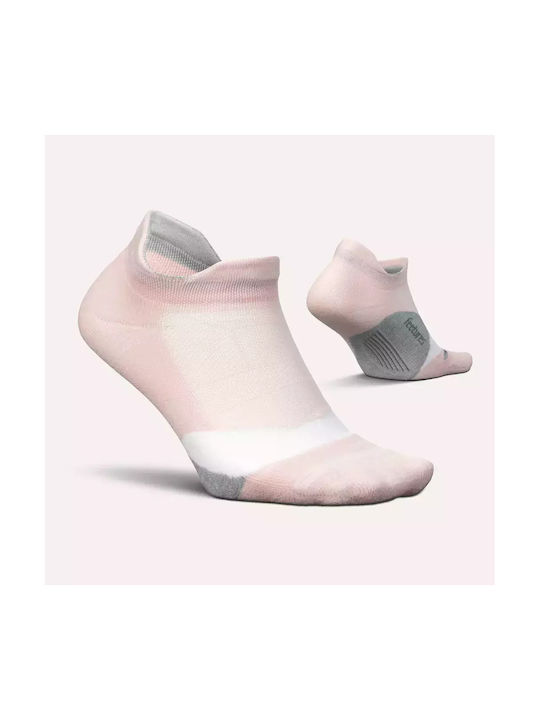 Feetures Elite Light Cushion Athletic Socks Pink 1 Pair