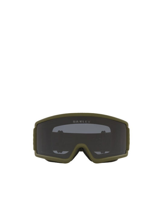 Oakley Target Line S Mască de Schi & Snowboard pentru Adulți Gri cu Lentilă Gri Fumurie