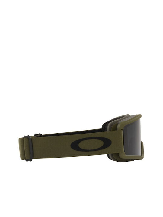 Oakley Target Line S Mască de Schi & Snowboard pentru Adulți Gri cu Lentilă Gri Fumurie