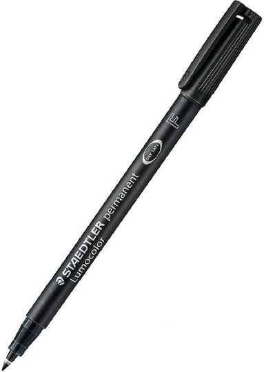 Staedtler Lumocolor Permanent Markers Black 10pcs