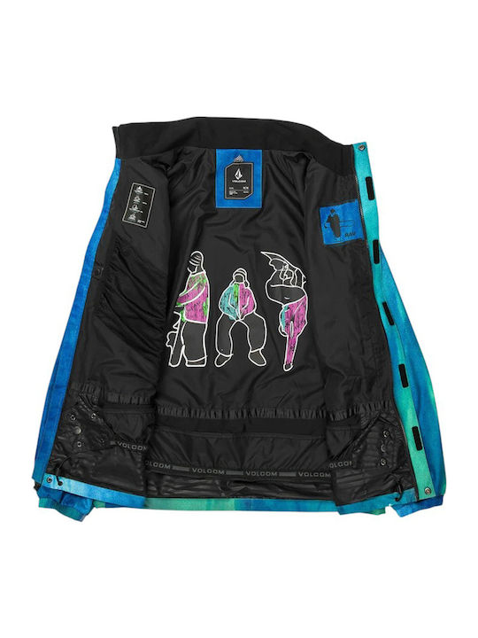 Volcom Ravraah G0652514-CSB Ανδρικό Μπουφάν για Σκι & Snowboard Μπλε