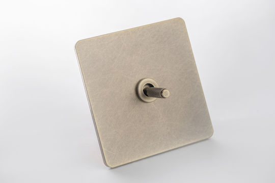 Metal Switch Bronze Majesty Luxury Switch Ruffle Bronze Finish Sculpted Details 1 Gang 2 Way