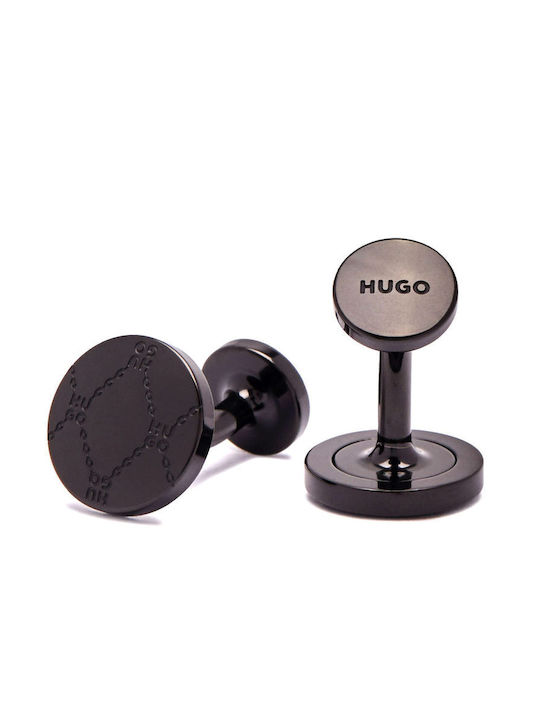 Hugo Boss Cufflinks of Steel Black