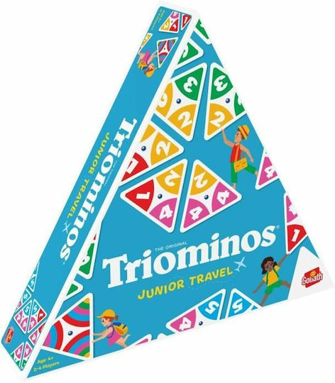 Board Game Triominos Junior Travel for 2-4 Players 6+ Years Old (FR) Goliath