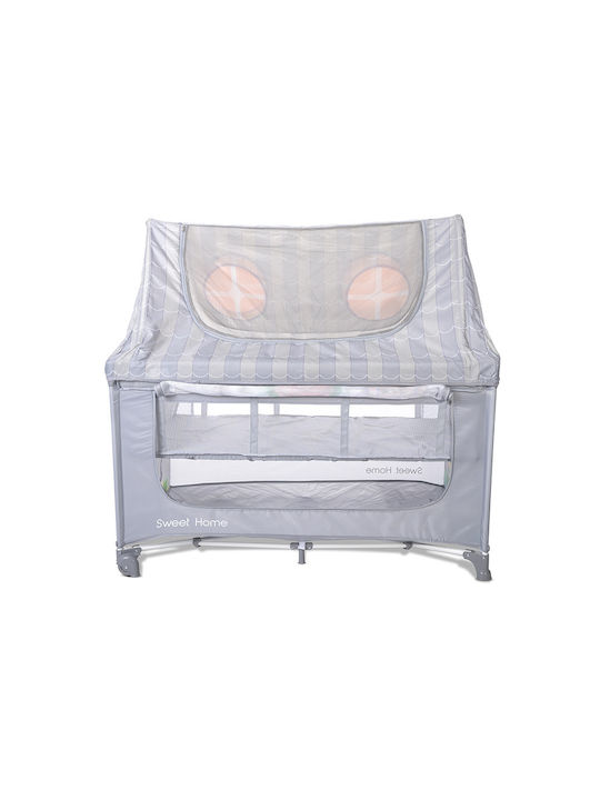 Lorelli Playpen 2 Levels with Mattress Gray 70x127cm