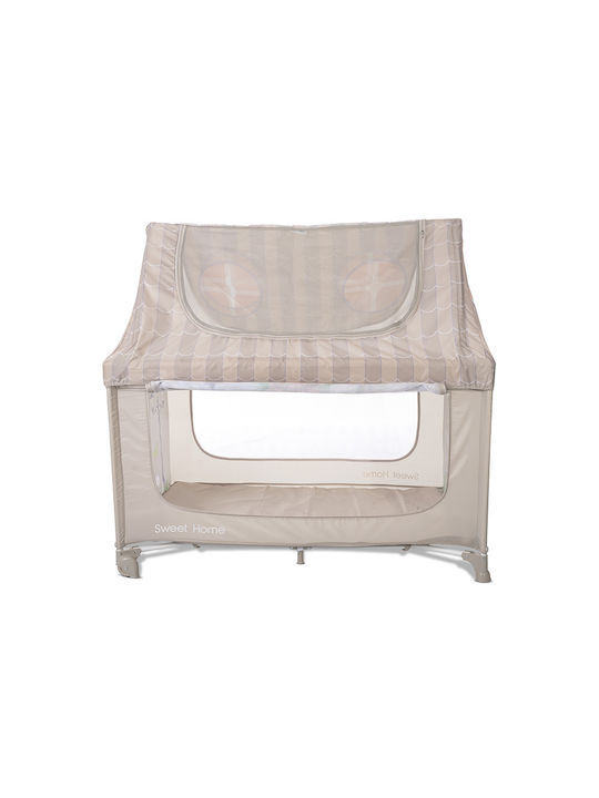 Lorelli Playpen 2 Levels with Mattress Beige 70x127cm