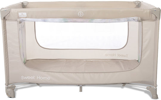 Lorelli Laufstall 2 Ebenen mit Matratze Beige 70x127cm
