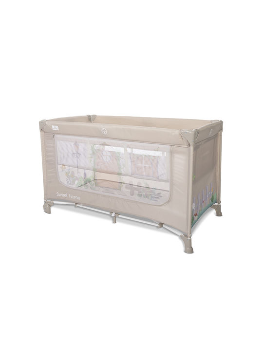 Lorelli Loc de joacă 2 Nivele cu Saltea Bej 70x127cm