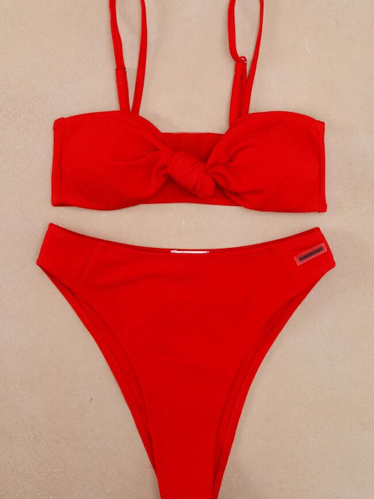 Gigi Set Bikini Κόκκινο