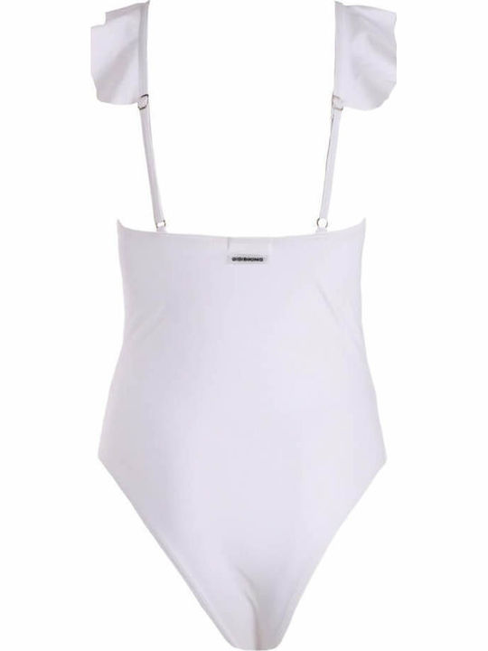 One Piece Swimsuit White