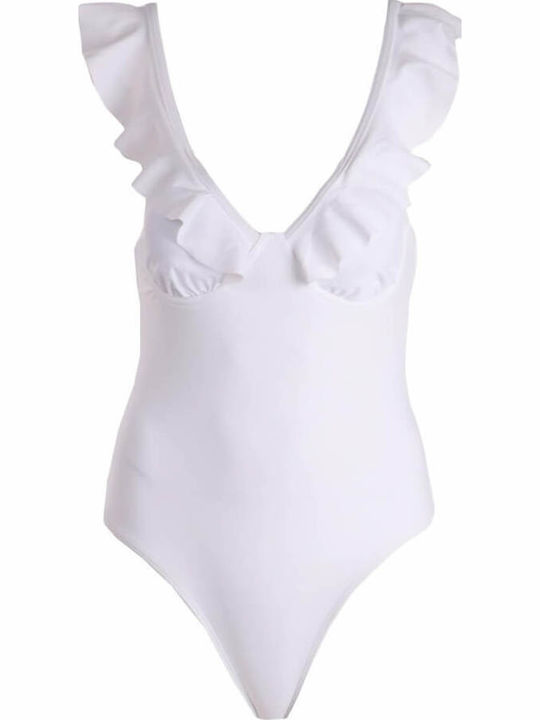 One Piece Swimsuit White