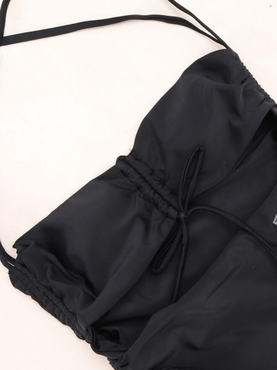 Costum de baie întreg cu decupaje și push-up Black