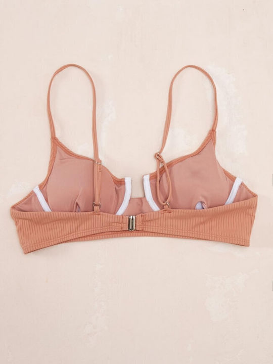 Gigi Bikini Σουτιέν με Ενίσχυση Μπεζ
