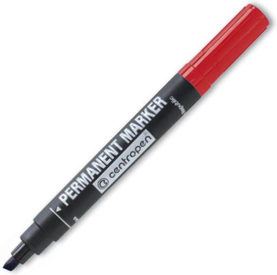 Centropen ΔΝ-2 Permanent Markers 6mm Red 10pcs