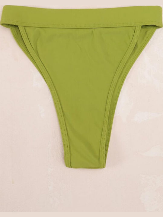 Gigi Bikini Slip High Waist Light green