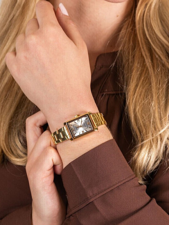 Casio Women's Watch with Gold Metal Bracelet