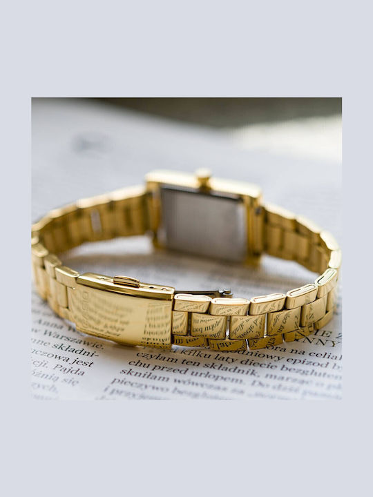 Casio Women's Watch with Gold Metal Bracelet