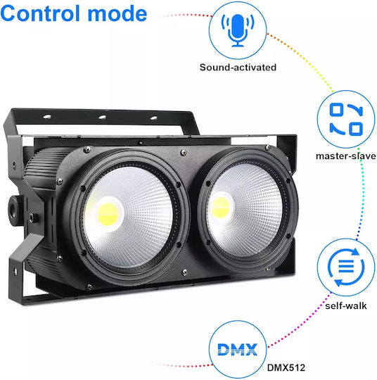 Cob Par Light 100w Power 8 Ch Control Dmx Stage Light