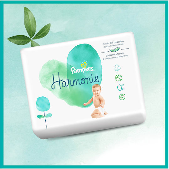 Pampers Πάνες με Αυτοκόλλητο Harmonie No. 4 για 9-14kg 19τμχ