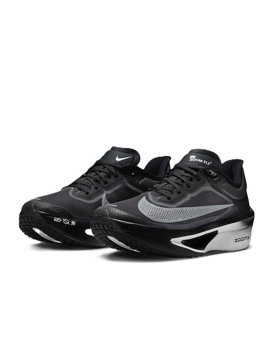 Zoom Fly 6 Sport Shoes Running Black / Light Smoke Grey / White