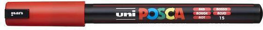Uni-Ball Extra Fine Permanent Marker Red