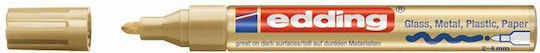 Edding 750 Permanent Marker 4mm Gold