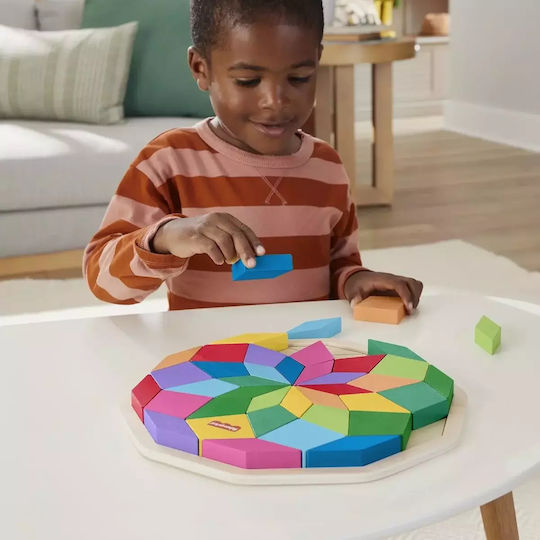 Ξύλινο Παιδικό Puzzle Μαντάλα για 3+ Ετών 40pcs Fisher Price