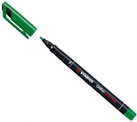 Stabilo ΟΗP Marker pentru Folii 0.7mm Green /36)
