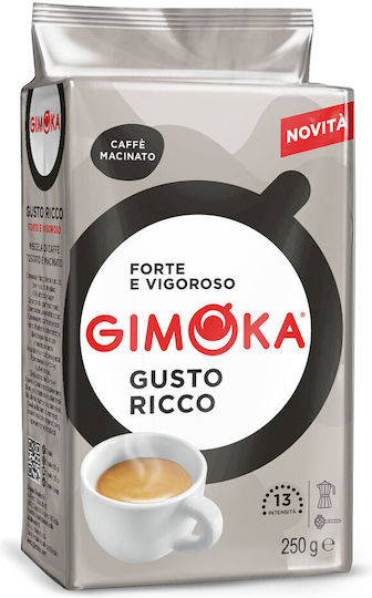 Gimoka Καφές Espresso Gusto Ricco Αλεσμένος 250gr