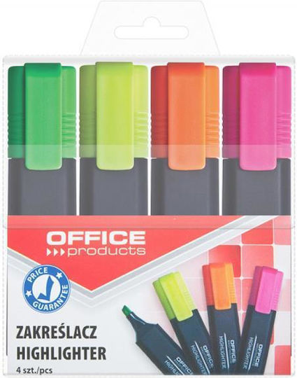 Office Products Textmarker Mehrfarbig 4Stück