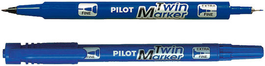 Pilot Twin Ανεξίτηλος Μαρκαδόρος Μπλε