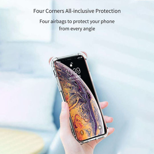 Sonique Armor Clear Anti Shock Silicone Case for Motorola Moto G72 Transparent