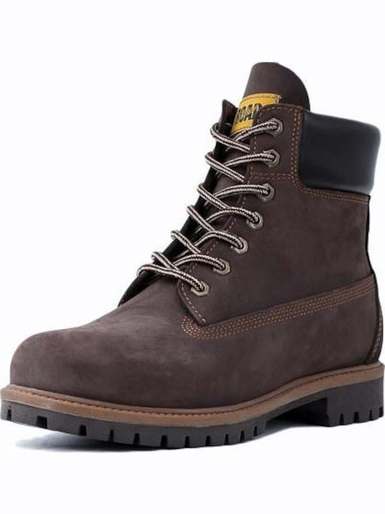 565 Leder Stiefel Nubuck Brown
