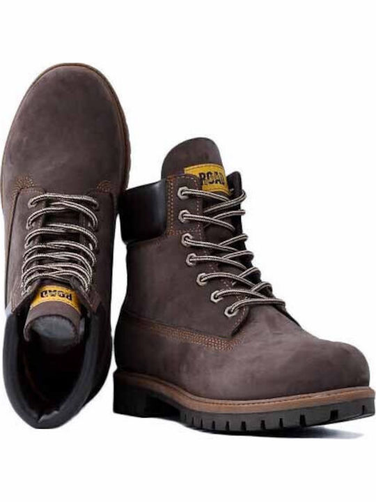 565 Leder Stiefel Nubuck Brown