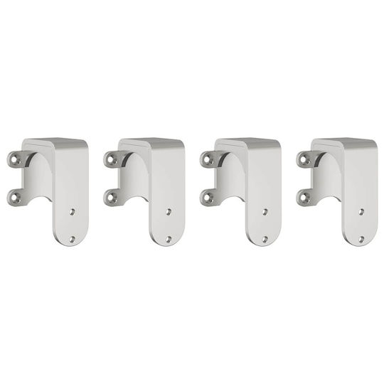 vidaXL Sliding Door Mechanism for Middle Door 200cm Silver