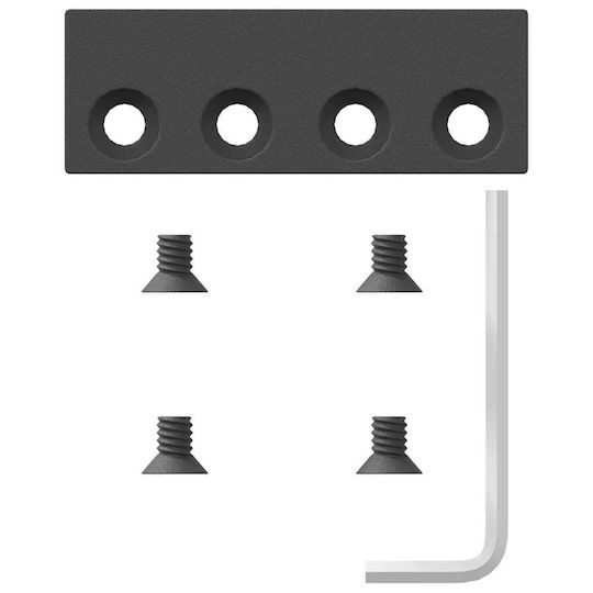 vidaXL Schiebetürmechanismus Für Türknaufe 366cm Schwarz